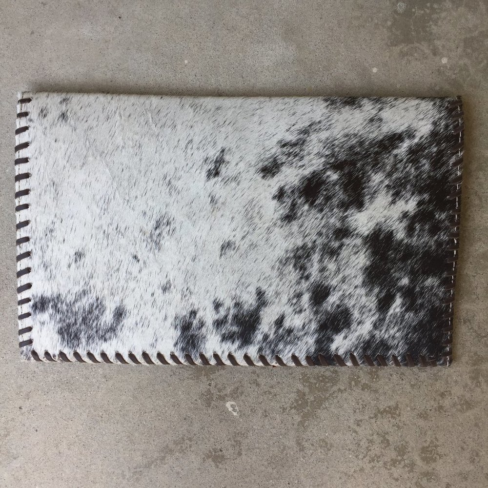 Cowhair Leather Clutch - Picture 4 of 9